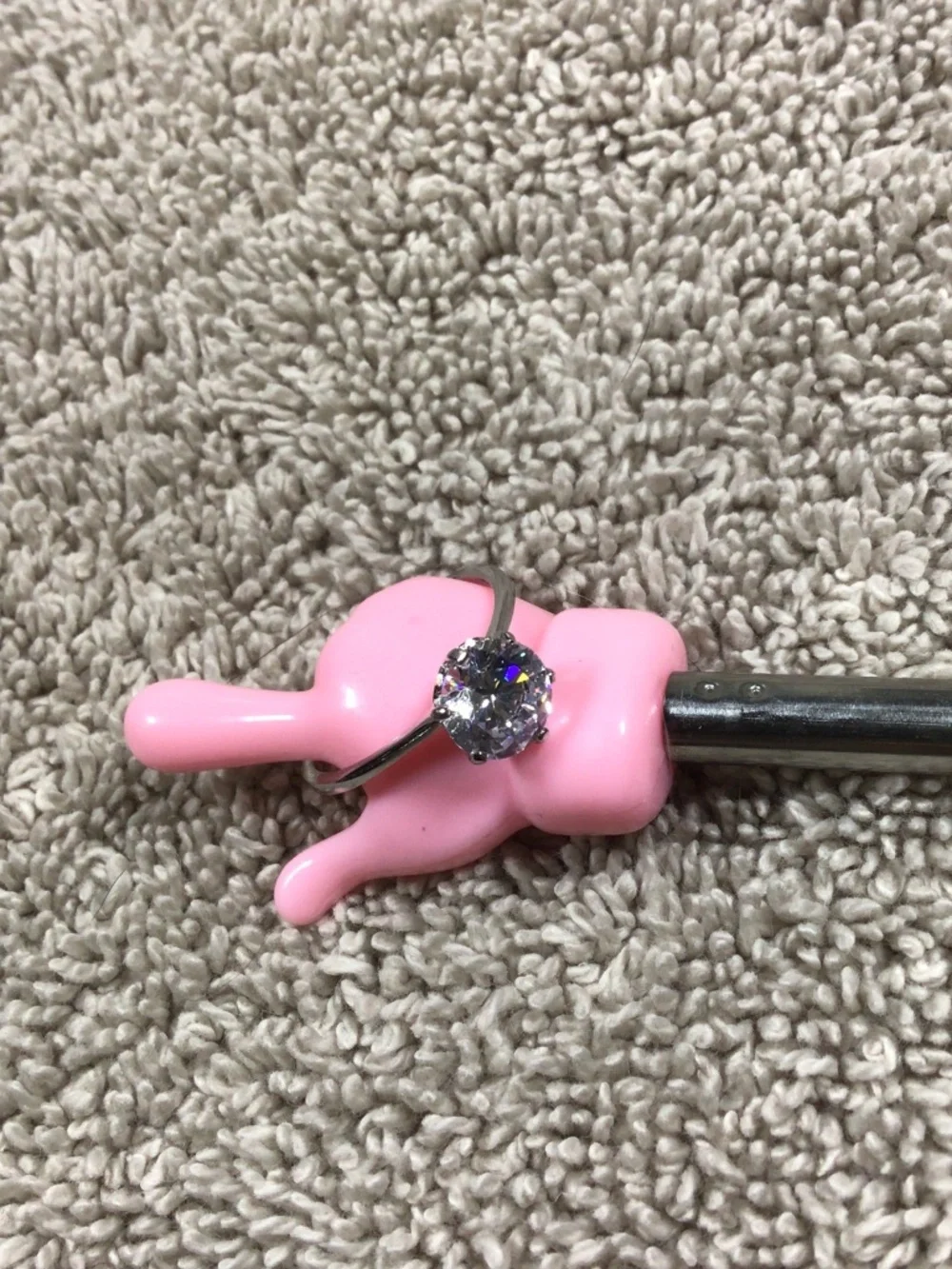 Sterling Silver Solitaire Cubic Zirconia Promise Ring from Sterling Forever